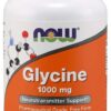 NOW FOODS Glycine - Glicyna 1000 mg (100 kaps.)