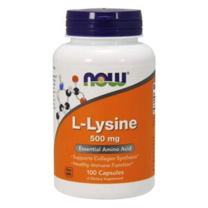 NOW FOODS L-Lizyna 500 mg (100 kaps.)