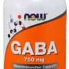 NOW FOODS GABA 750 mg (200 kaps.)
