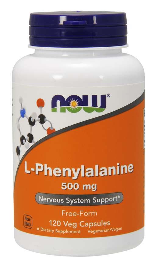 NOW FOODS L-Fenyloalanina (120 kaps.)