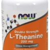 NOW FOODS Double Strength L-Theanine 200 mg -  L-Teanina 200 mg (120 kaps.)
