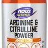 NOW FOODS L-Arginina i L-Cytrulina (340 g)