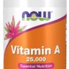 NOW FOODS Witamina A 25000 IU (250 kaps.)