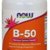 NOW FOODS Witamina B-50 - Kompleks Witamin B - B-Complex - B-Complex (250 kaps.)