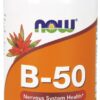 NOW FOODS Witamina B-50 - Kompleks Witamin B (100 tabl.)