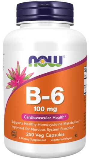 NOW FOODS Witamina B6 (250 kaps.)