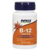 NOW FOODS Witamina B12 1000 mcg i Kwas Foliowy 100 mcg do ssania (100 tabl.)