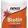 NOW FOODS Biotyna - Biotin 5000 mcg (120 kaps.)