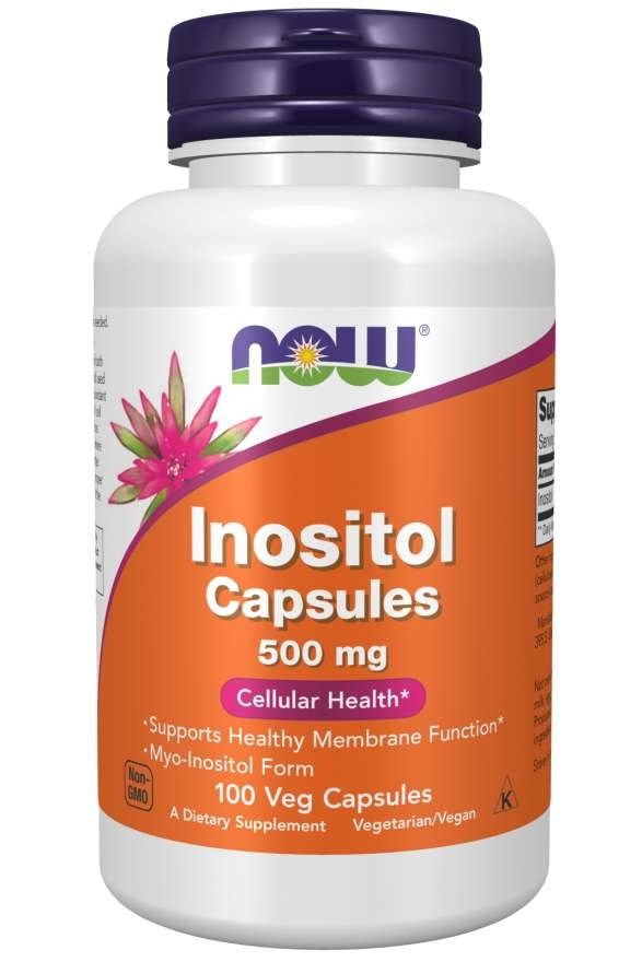 NOW FOODS Inozytol 500 mg (100 kaps.)