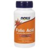 NOW FOODS Folic Acid - Kwas foliowy 800 mcg + Witamina B12 25 mcg (250 tabl.)