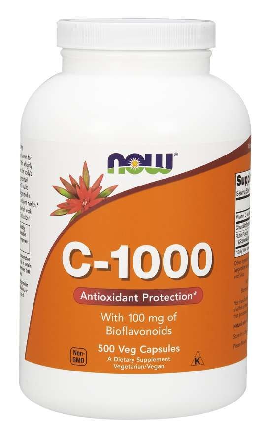 NOW FOODS Witamina C 1000 mg z bioflawonoidami (500 kaps.)
