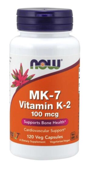 NOW FOODS Witamina K2 MK7 100 mcg (120 kaps.)