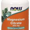 NOW FOODS Magnesium Citrate - Cytrynian Magnezu 200 mg (100 tabl.)