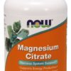 NOW FOODS Magnesium Citrate - Magnez (120 kaps.)