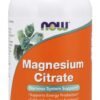 NOW FOODS Magnesium Citrate - Magnez (240 kaps.)