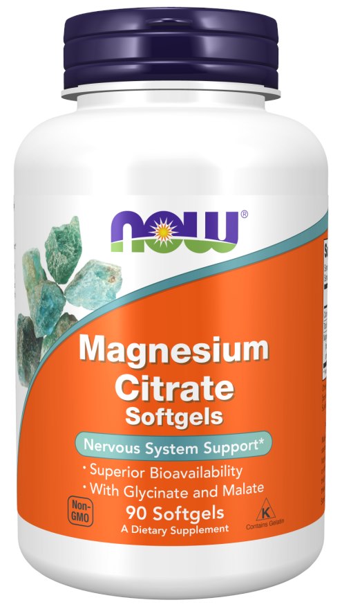 NOW FOODS Magnesium Citrate (90 kaps.)