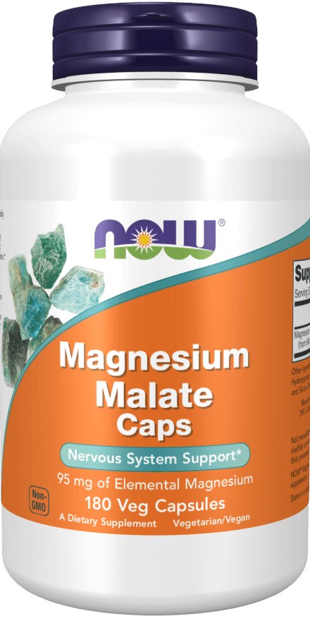 NOW FOODS Magnesium Malate (180 kaps.)
