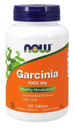 NOW FOODS Garcinia - Garcinia Cambogia 50% HCA 1000 mg (120 tabl.)