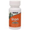 NOW FOODS Iron - Chelat Żelaza (120 kaps.)