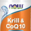 NOW FOODS Neptune Krill & Q10 - Olej z kryla 500 mg z Koenzymem Q10 50 mg (60 kaps.)