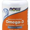 NOW FOODS Omega 3 - DHA 120 mg + EPA 180 mg (90 kaps.)