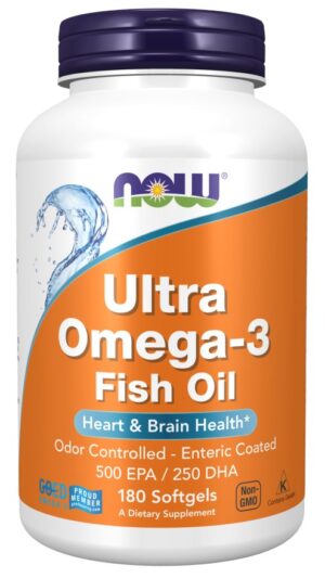 NOW FOODS Ultra Omega-3 (180 kaps.)