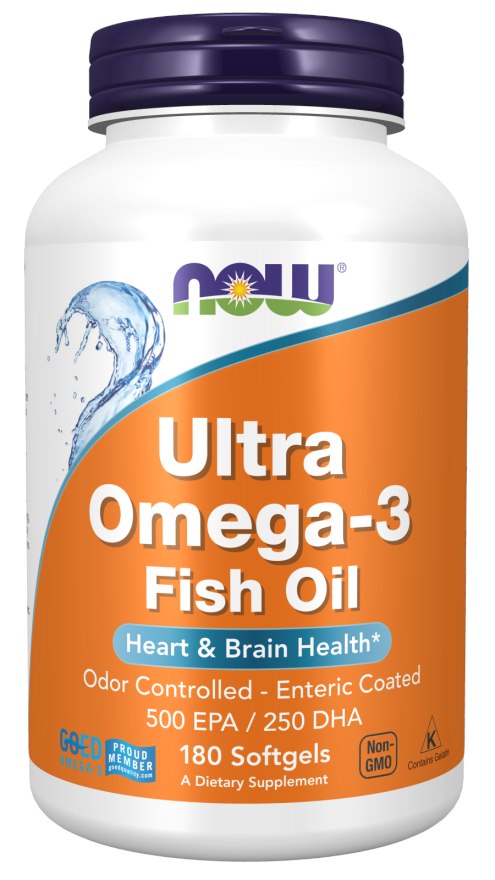 NOW FOODS Ultra Omega-3 (180 kaps.)