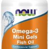 NOW FOODS Omega 3 Mini Gels - DHA 120 mg + EPA 180 mg (180 kaps.)
