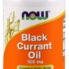 NOW FOODS Black Currant Oil - Olej z Czarnej Porzeczki 500 mg (100 kaps.)