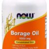 NOW FOODS Borage Oil GLA - Olej z Ogórecznika 1000 mg (120 kaps.)