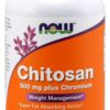 NOW FOODS Chitosan - Chitozan 500 mg + Chrom 100 mcg (240 kaps.)