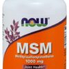 NOW FOODS Siarka MSM - Metylosulfonylometan 1000 mg (120 kaps.)
