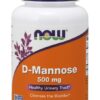 NOW FOODS D-mannoza 500 mg (120 kaps.)