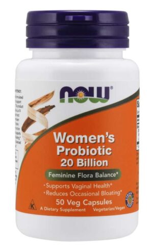 NOW FOODS Women's Probiotic - Probiotyk dla Kobiet 20 miliardów CFU (50 kaps.)