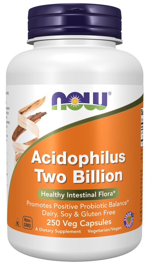 NOW FOODS Acidophilus 2 Billion (250 kaps.)