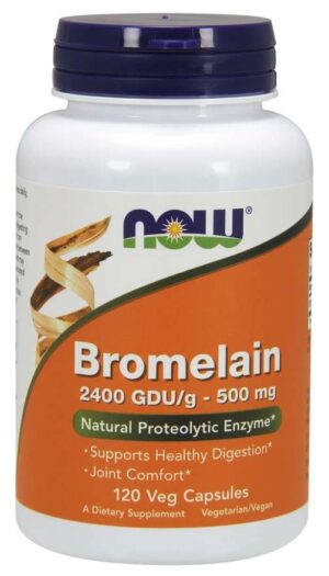 NOW FOODS Bromelaina (120 kaps.)