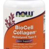NOW FOODS BioCell Collagen - Hydrolizowany Kolagen typu II + Chondroityna + Kwas hialuronowy (120 kaps.)
