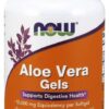 NOW FOODS Aloe Vera Gels - Aloes koncentrat z Liści Aloesu 200:1 (250 kaps.)