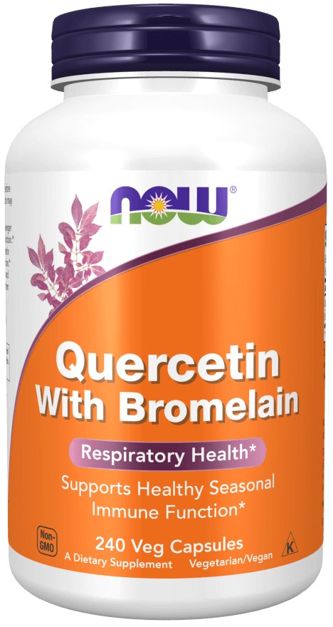NOW FOODS Quercetin With Bromelain (240 kaps.)