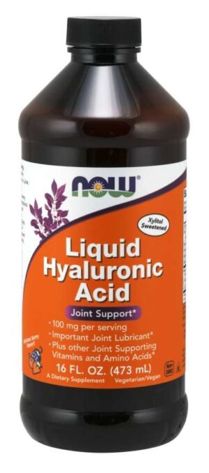 NOW FOODS Kwas Hialuronowy (473 ml)