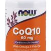 NOW FOODS Koenzym Q10 i Omega-3 (60 kaps.)
