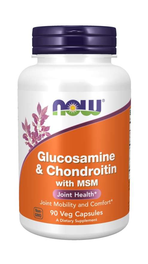 NOW FOODS Glukozamina i Chondroityna z MSM (90 kaps.)