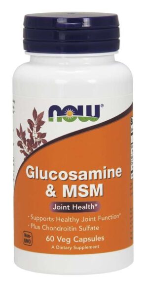 NOW FOODS Glukozamina z MSM (60 kaps.)