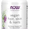 NOW FOODS Vegan Hair, Skin & Nails - Włosy, Skóra i Paznokcie (90 kaps.)