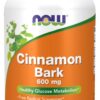 NOW FOODS Cinnamon Bark - Cynamon 600 mg (240 kaps.)