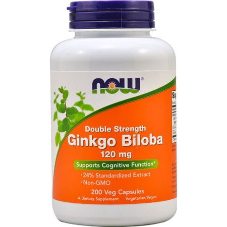 NOW FOODS Ginkgo Biloba - Miłorząb Japoński ekstrakt (200 kaps.)