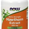 NOW FOODS Hawthorn Extract - Głóg 600 mg (90 kaps.)