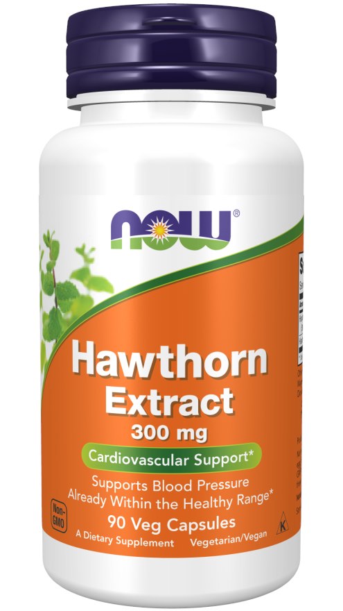 NOW FOODS Hawthorn Extract 300 mg (90 kaps.)