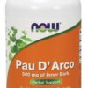 NOW FOODS Pau D'Arco 500 mg (100 kaps.)