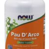 NOW FOODS Pau D'Arco 500 mg (250 kaps.)
